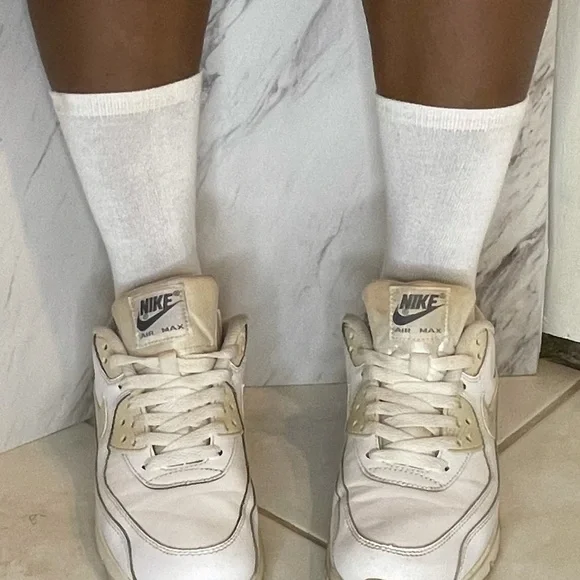 Nike Air Max 90 – White – Size 5.5Y / Women’s 7 – Classic Style - Picture 5 of 7